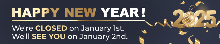 We're closed on January 1st. We'll see you on January 2nd | Honest-1 Auto Care Fort Mill